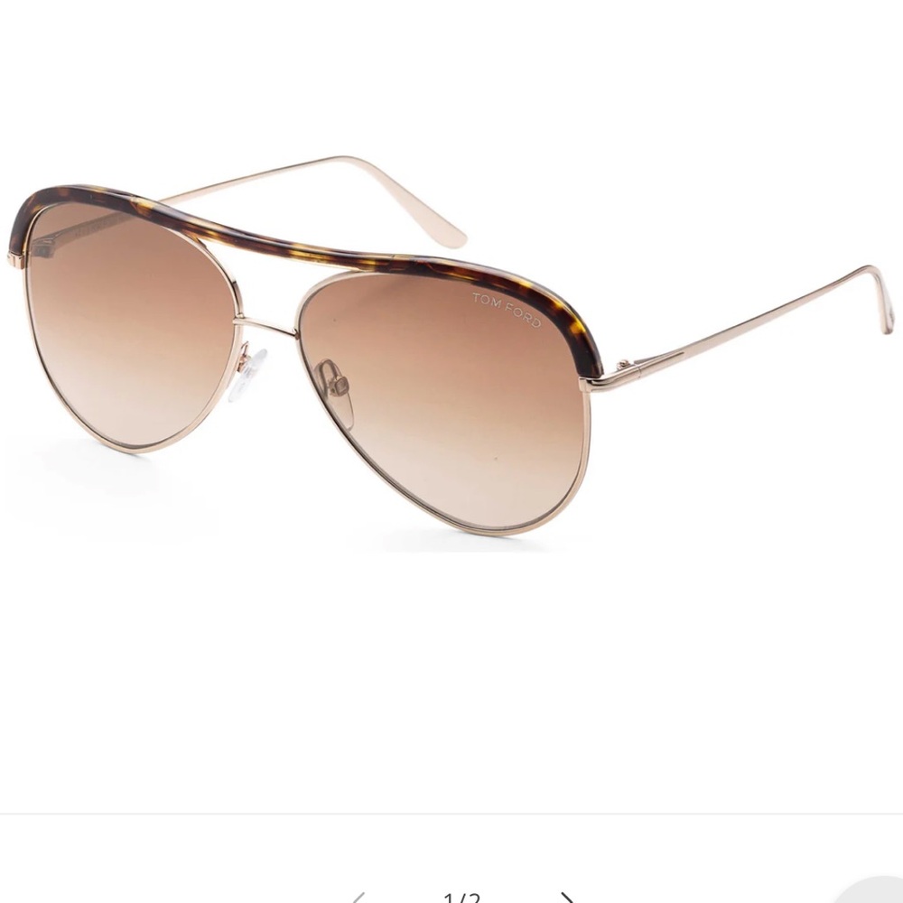 Tom Ford Tortoise Aviator Sunglasses
